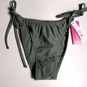 BIKINI BOTTOM HIGH LEG SCOOP WAIST